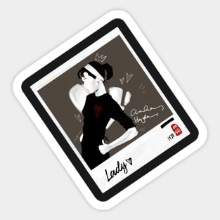 Lady Sticker